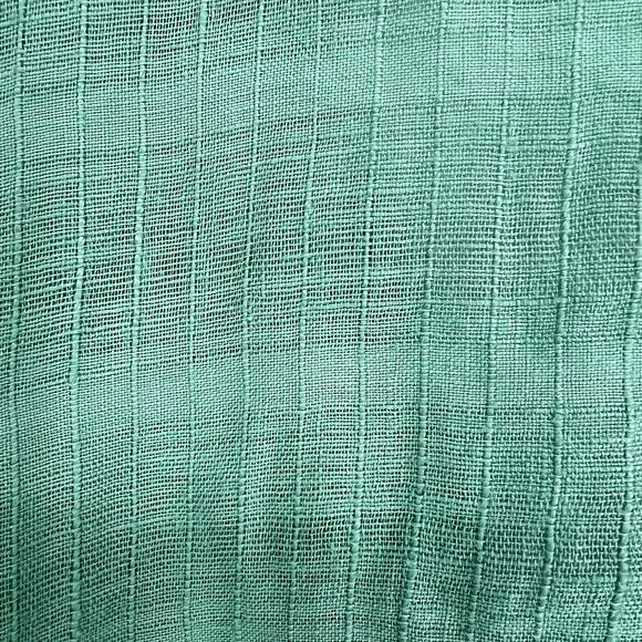 Eileen Fisher Linen Blazer Jacket size Medium Aqua Blue/Mint Green - Picture 8 of 10